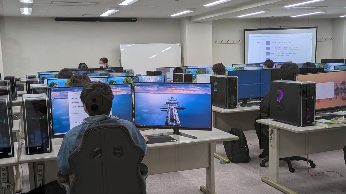 本年度も専門学校にて「ゲーム制作」の講義を担当しています【障害者自立支援プロジェクト】